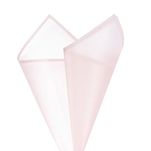 Cello Frosted Hue with Border 50mic Pink Pk100 (60x60cm)