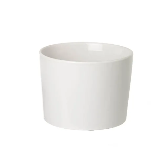 Ceramic Bondi Cylinder (19Dx14cmH) White