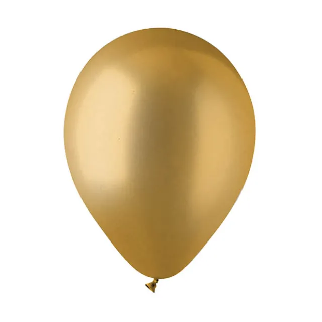 Latex Balloon 12" Pack 36 Metallic Gold (30.5cmD)