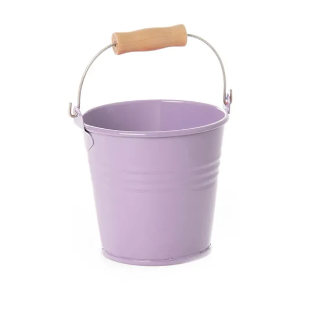 Tin Bucket Bambino Lavender (8Dx7cmH)