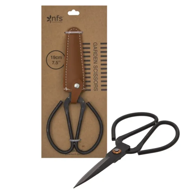 Vintage Florist Scissors Pouch Black (19cm)