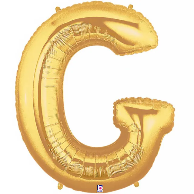 Foil Balloon 40" (101.6cmH) Letter 'G' Gold