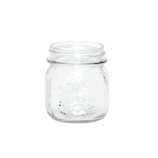 Glass Mason Jar Small Clear (8x9cmH)