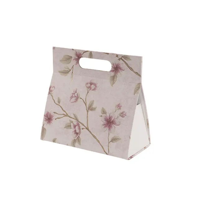 Gift Hamper Magnetic Handbag Small Florals Pink (24*11*23cm)