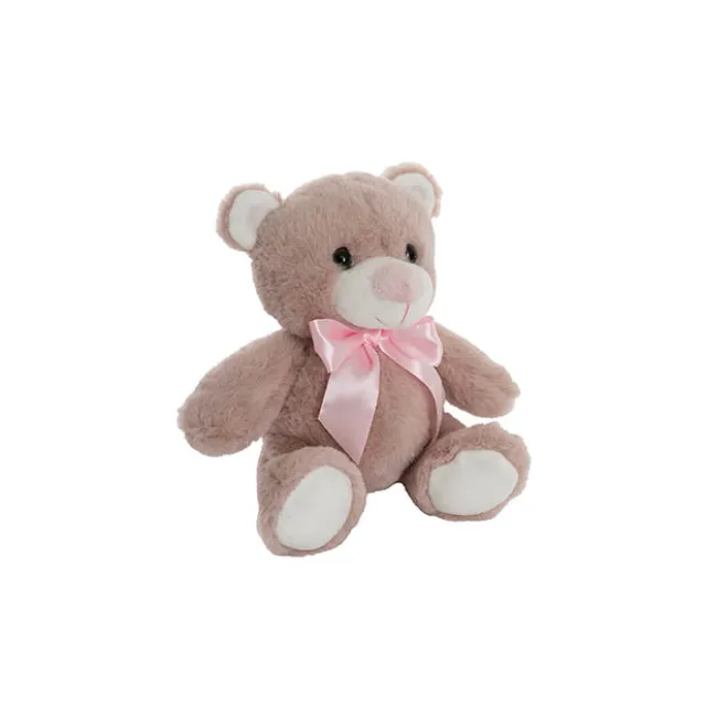 Teddy Bear Bernard Plush Soft Toy Dusty Pink (20cmST)