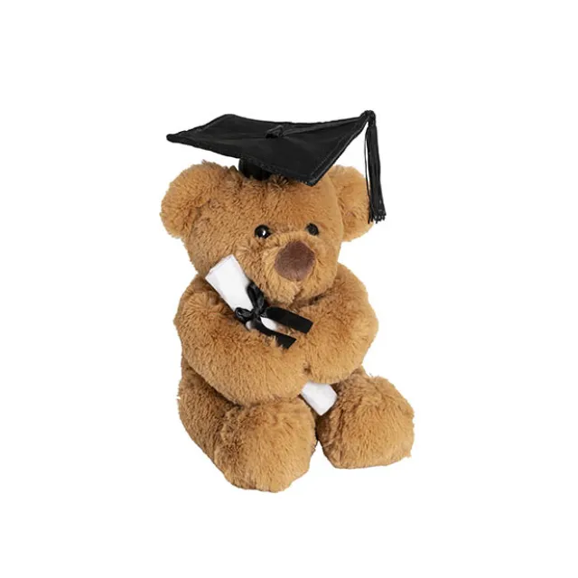 Graduation Teddy Bear Harvey Plush Soft Toy Brown (20cmST)