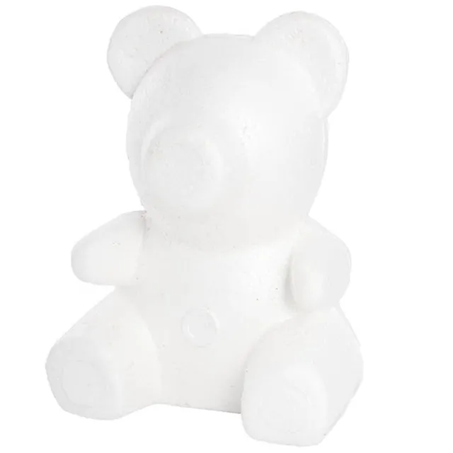 Polystyrene White Bear (21x32cmH)