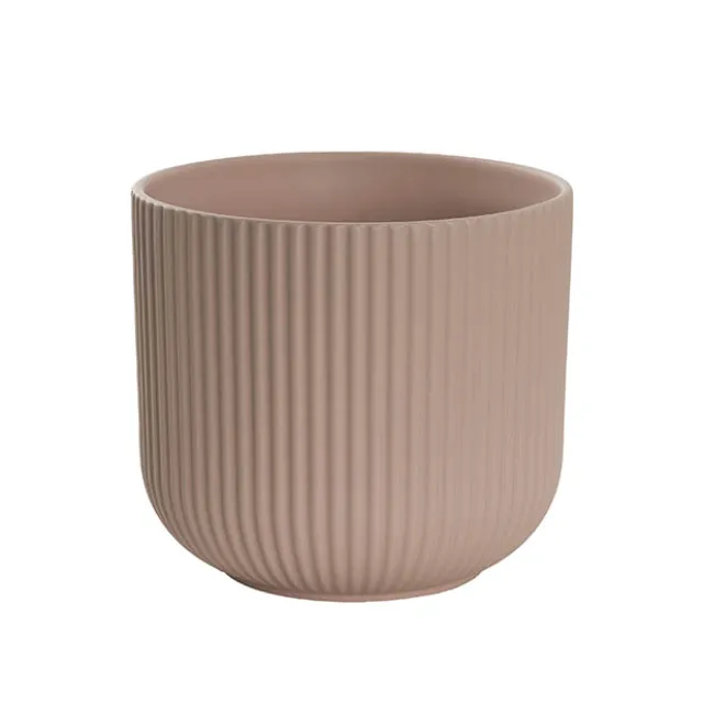 Ceramic Cyprus Vase Matte Nude (22.5DX20cmH)