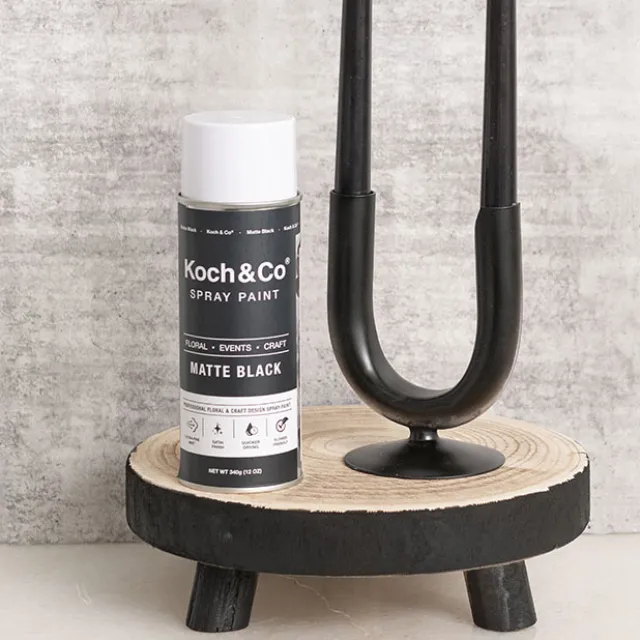 Floral Event Craft Spray Paint Matte Black (340g)
