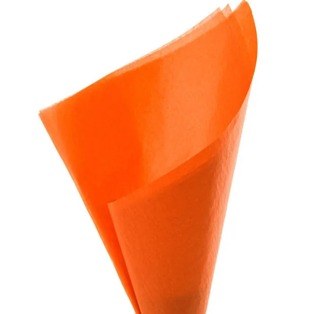 Tissue Paper Pack 480 Deluxe Acid Free 17gsm Orange(50x75cm)