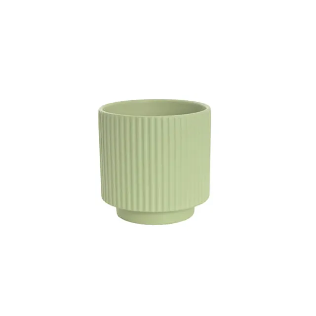Ceramic Mykonos Muse Vase Matte Sage (11.5x11.5cmH)