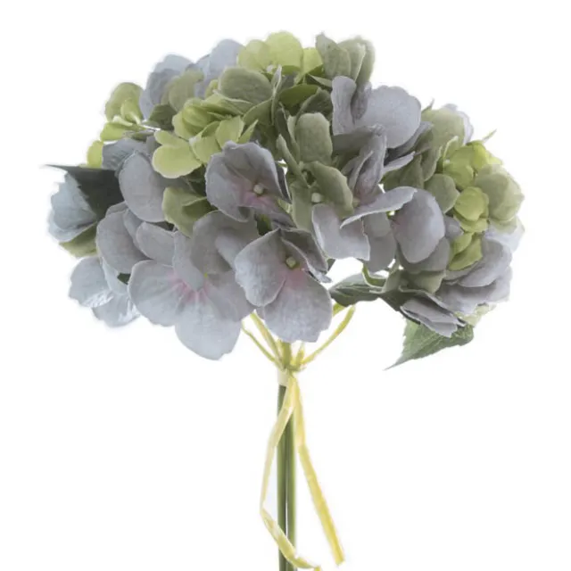 Hydrangea Victoria Bouquet Green Blue (32cmH)