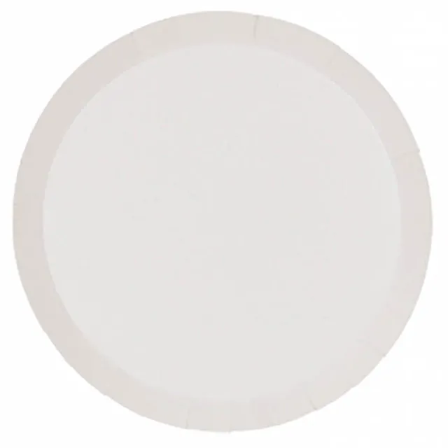 Paper Round Banquet Plate White (26cm) Pack 10