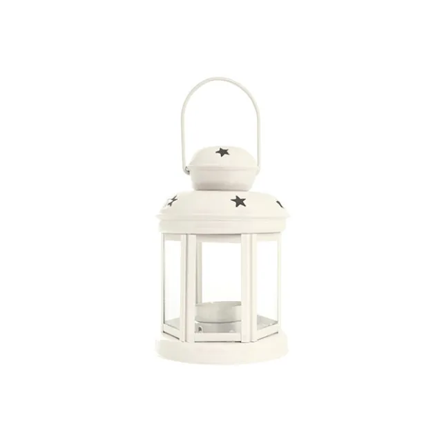 Twilight Metal Hanging Lantern Cream (10x15cmH)
