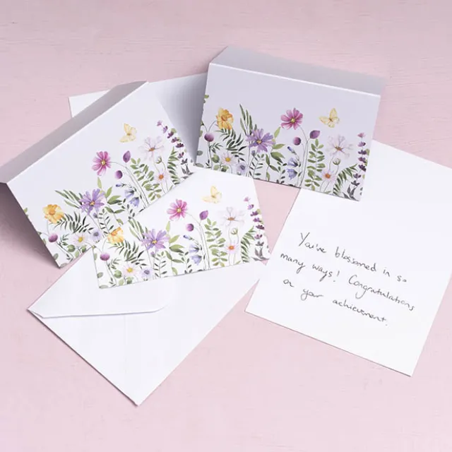 Gallery Gift Card & Envelope Flower Garden Pk25 (10x6.5cmH)