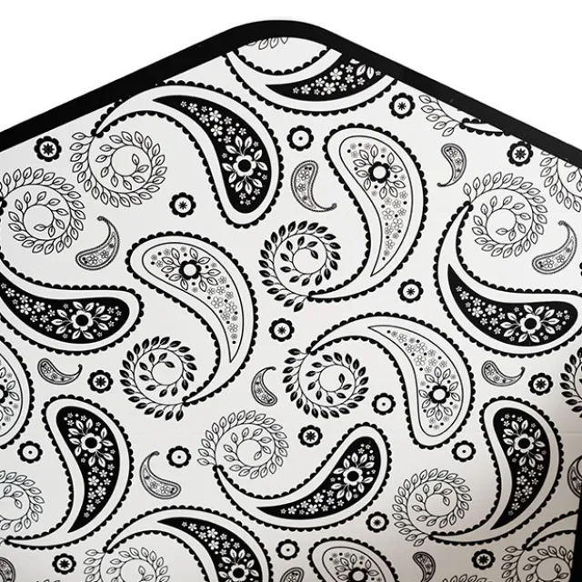 Envelope Flower Box Large Paisley White Pk5 (23Lx8Dx16cmH)