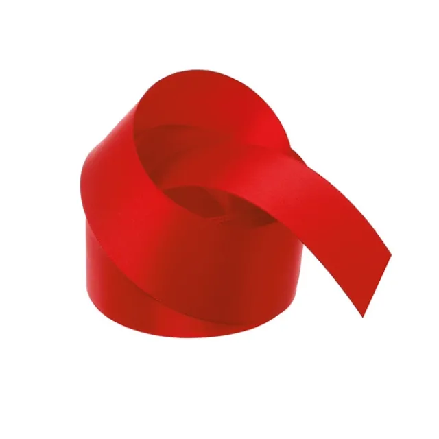 Ribbon Satin Deluxe Double Faced Red (38mmx25m)