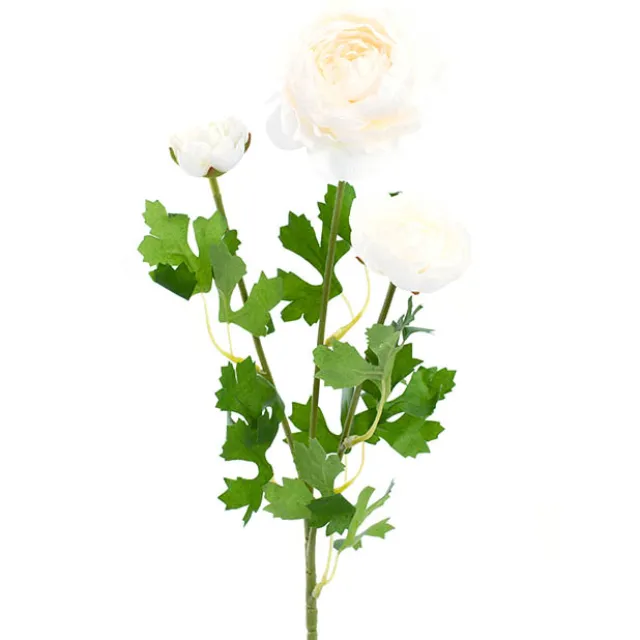 Helena Ranunculus Spray Cream (61cmH)