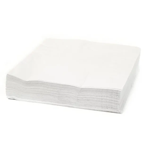 Dinner Paper Napkin 2Ply Pack 50 White (40x40cm)