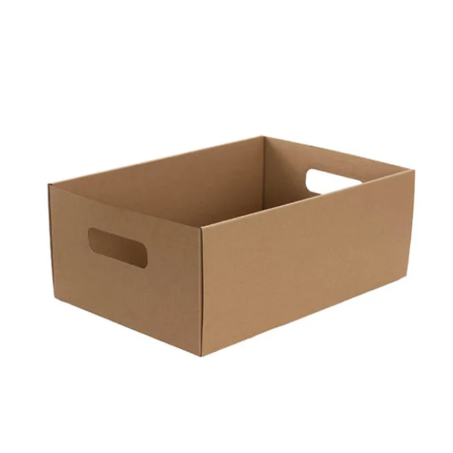 Hamper Catering Tray Flat Pack Medium Brown (36x25x14Hcm)