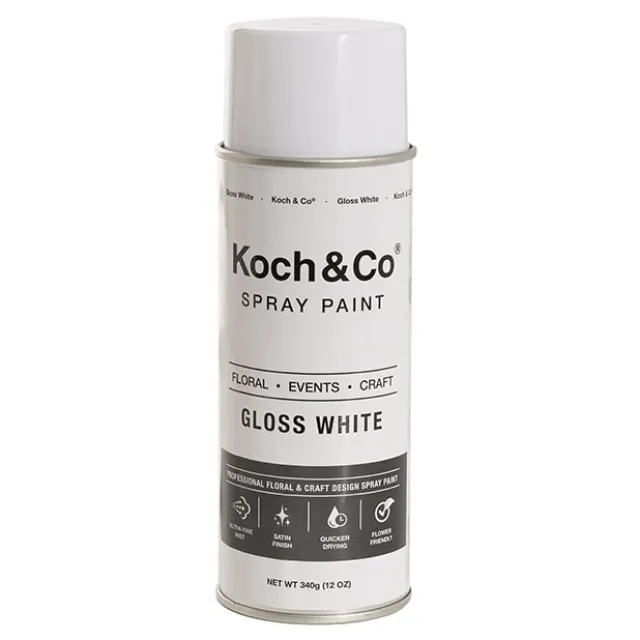 Floral Event Craft Spray Paint Gloss White (340g)