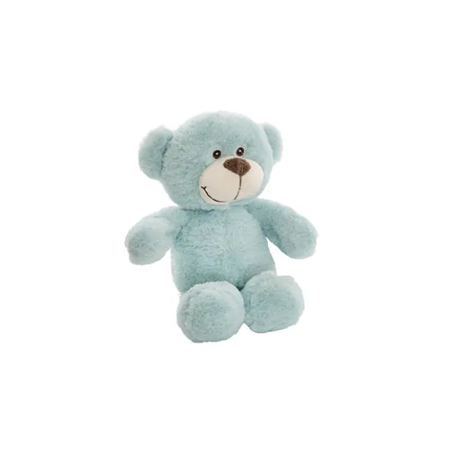 Mr Snuggles Plush Teddy Bear Aqua Teal (15cmST)