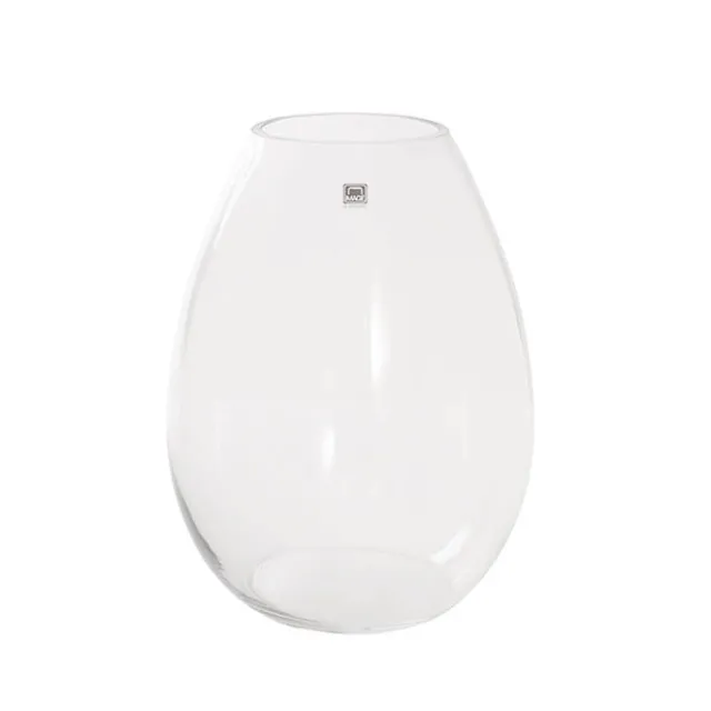 Glass Teardrop Vase Clear (10.5TDx11.5BDx26.5cmH)