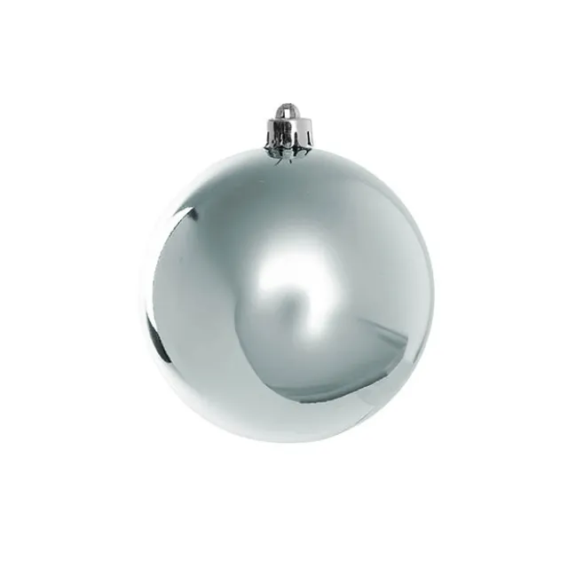 Decorative Hanging Baubles Set 6 Ice Blue (10cmD)