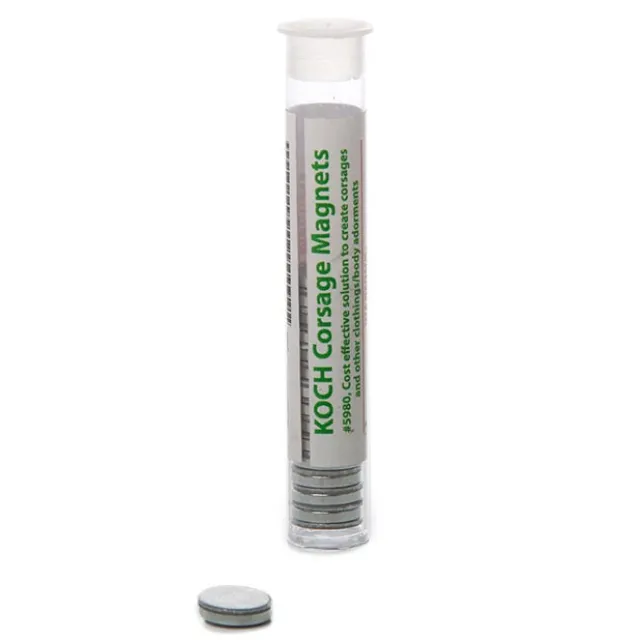 Corsage Buttonhole Magnet 1cm Diameter (15 pairs)