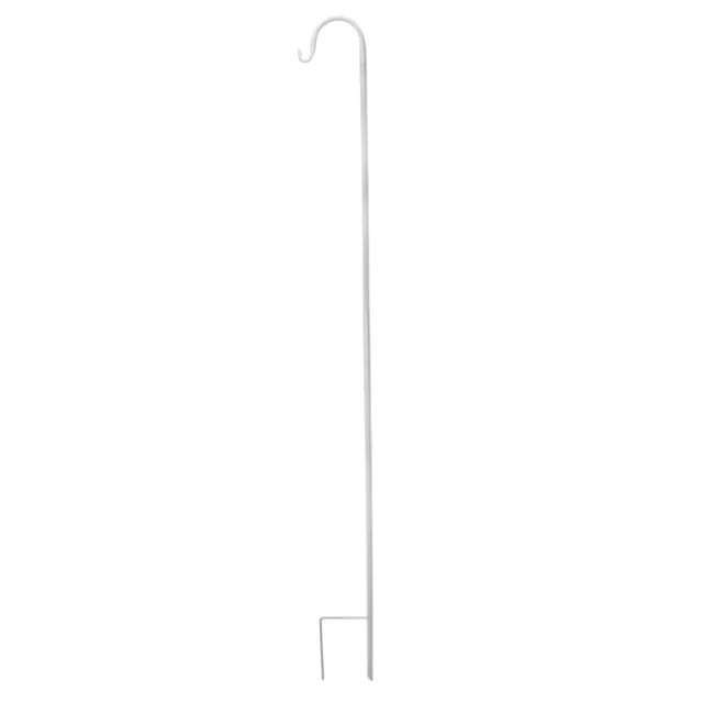 Shepherd Hook Metal White (165cmH) 2Parts