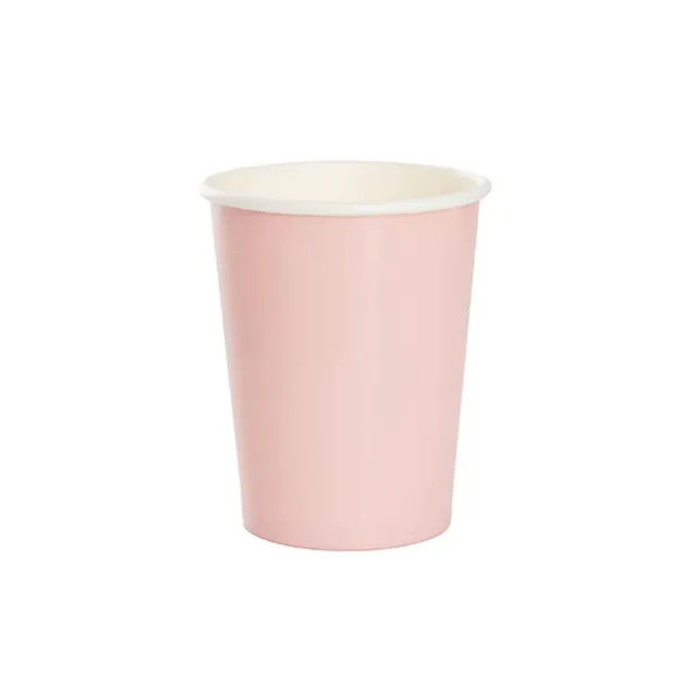 Paper Cup Pack 20 Pastel Pink (260mL)