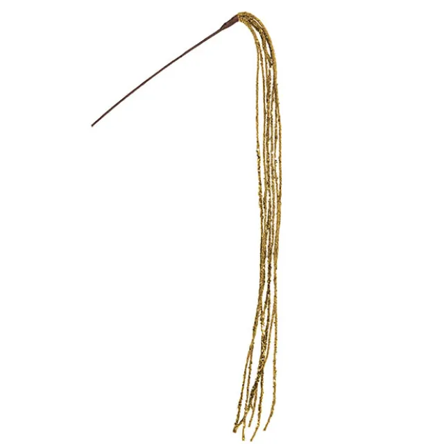 Cascading Sparkling Glitter Spray Gold (116cmH)