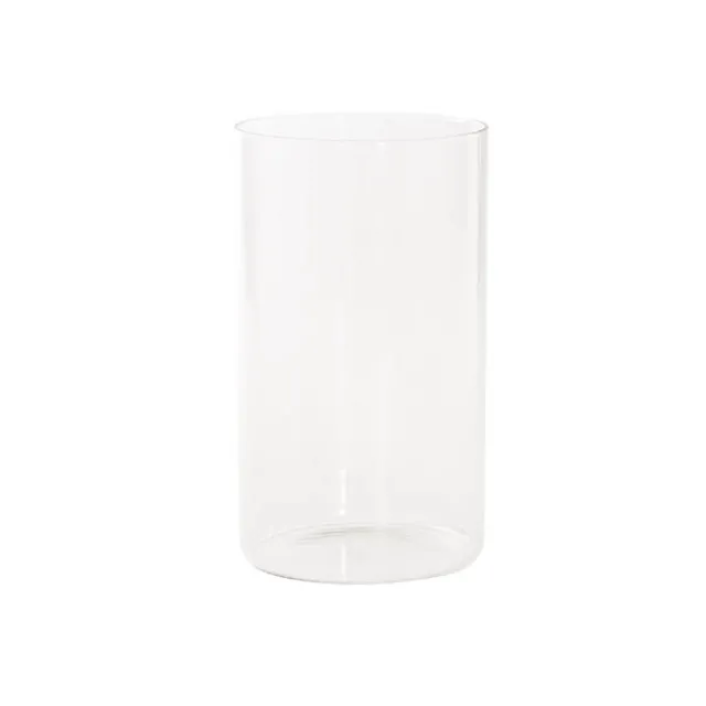 Glass Cylinder Floral Event Vase Clear (15Dx25cmH)
