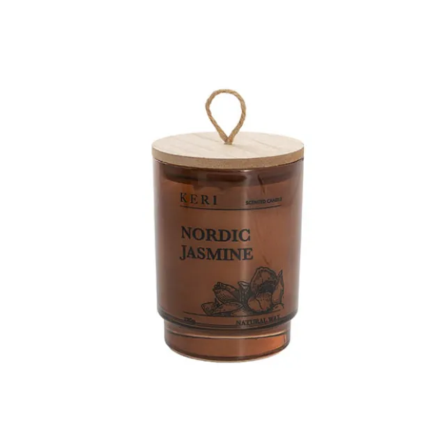 Scented Candle Verde Jar Nordic Jasmine (8x10.5cmH) 230g