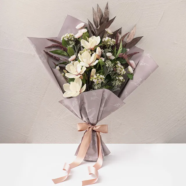 Ribbon Double Face Satin Shimmer Rose Gold (50mmx20m)