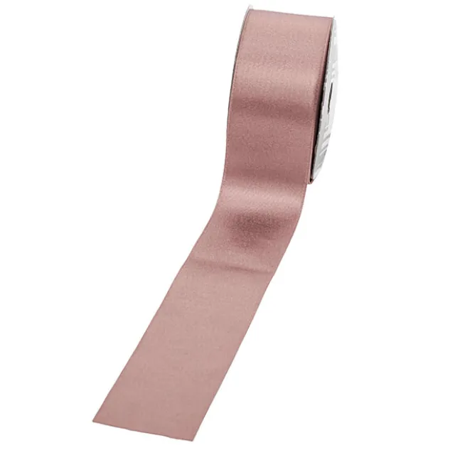 Ribbon Double Face Satin Shimmer Rose Gold (50mmx20m)