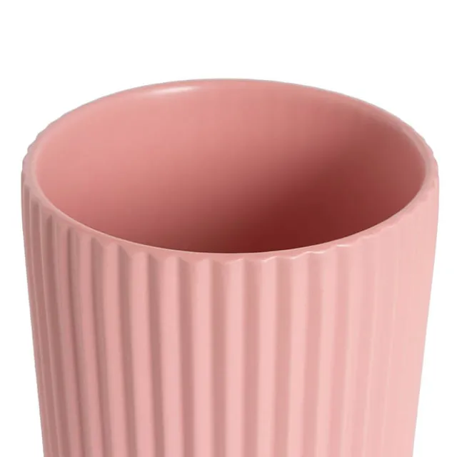 Ceramic Cyprus Vase Matte Light Pink (16DX17cmH)
