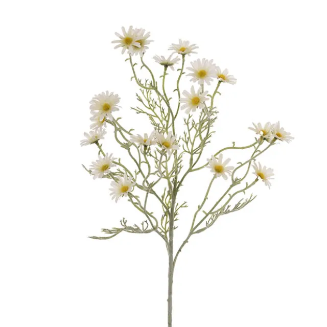Daisy Spray 20x Flowers White (3.5cmDx72cmH)