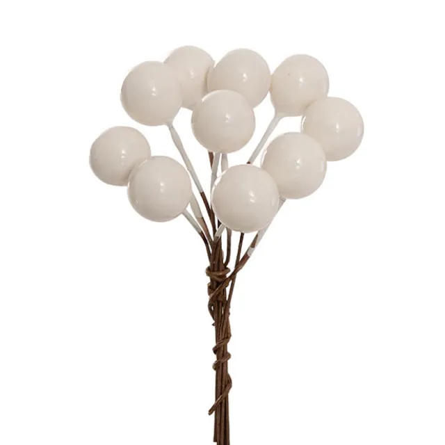 Mini Berry Picks Pack 50 White (1.2cmDx9cmH)