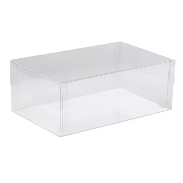 Cello Acetate PVC Corsage Box (8x13.5x5cmH) Rectangle Clear