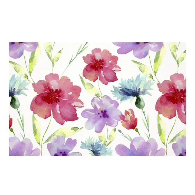 Cards White Floral Garden (10x6.5cmH) Pk 50