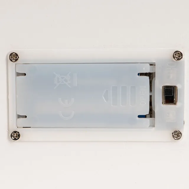 LED Reindeer Advent Calendar House White (46.5cmH)