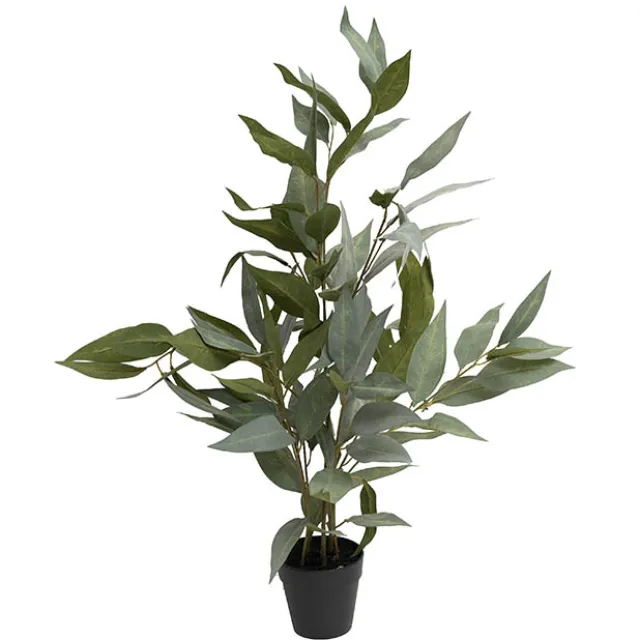 Faux Willow Eucalyptus Tree Green (65cmH)