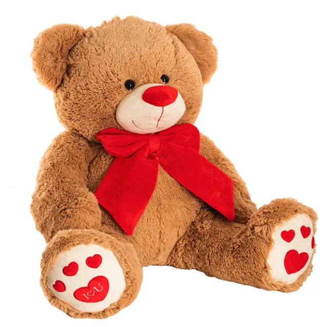 Ted the I Love You Giant Teddy Bear Brown (90cmHT/60cmST)