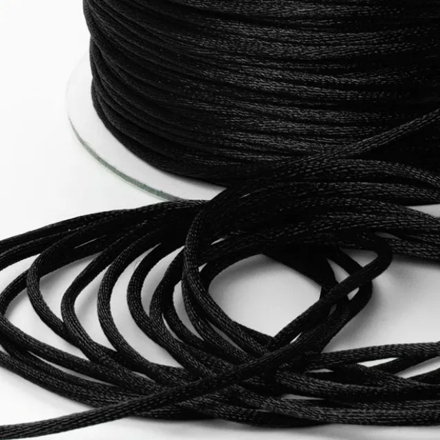 Satin Cord Black (2mmx100m)