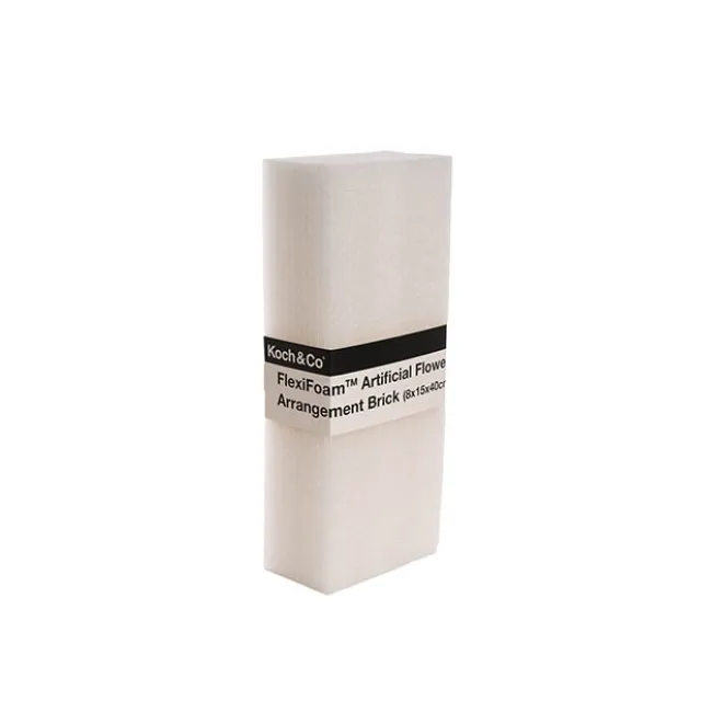 FlexiFoam Arrangement Brick (8x15x40cm) White