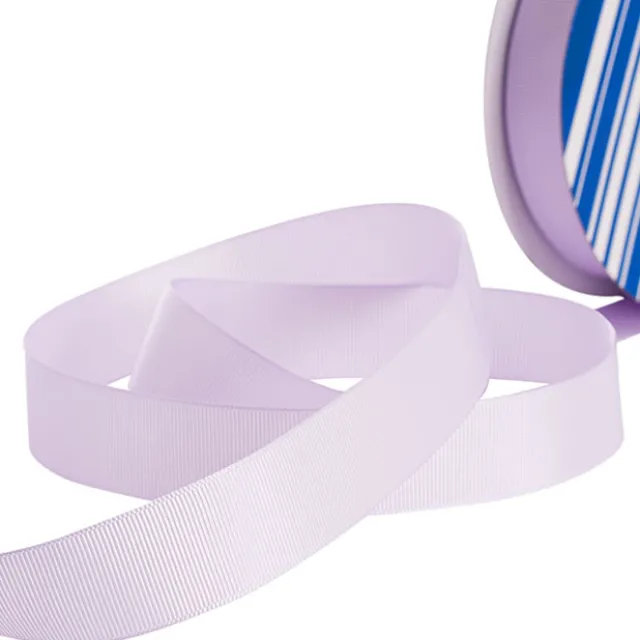 Bulk Grosgrain Ribbon Plain Lavender Orchid (25mmx50m)