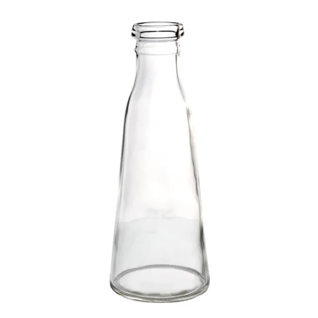Glass Vintage Evelyn Bottle Bud Vase Clear 500ml 8.5x22.5cmH