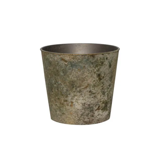 Flora Atlantis Pot Round (15.5Dx13cmH) Moss