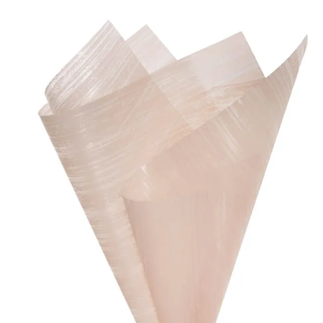 Frosted Cello 50mic Designer Stripes Blush Pk100 (50x70cm)